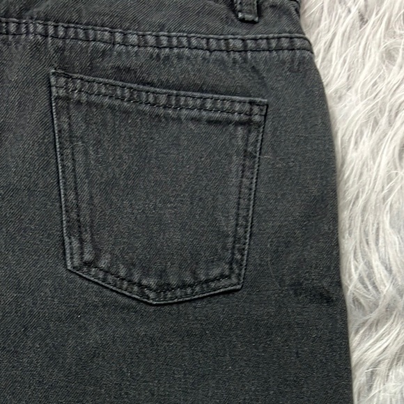 AFENDS DE DENIM MINI SKIRT SIZE 6 COLOR BLACK - Picture 9 of 16